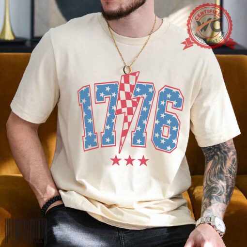 1776 USA flag shirt