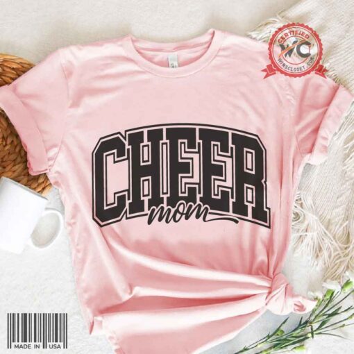 Cheer mom varsity font shirt