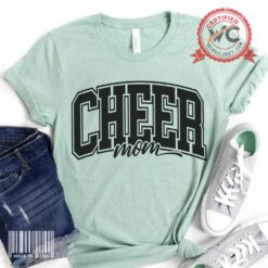 Cheer mom varsity font shirt