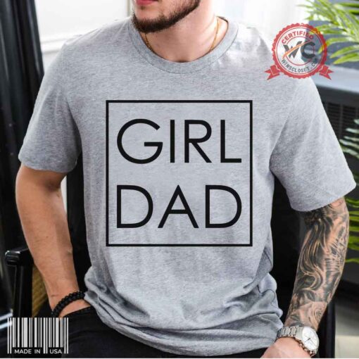 Girl dad square shirt