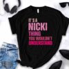It’s A Nicki Thing You Wouldn’t Understand shirt, Nicki Minaj Retro Vintage shirt, Nicki Minaj Rapper shirt