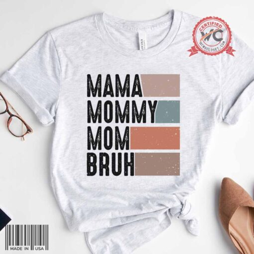 Retro Vintage mama mommy mom bruh shirt, vintage mom shirt, mama mommy mom bruh shirt