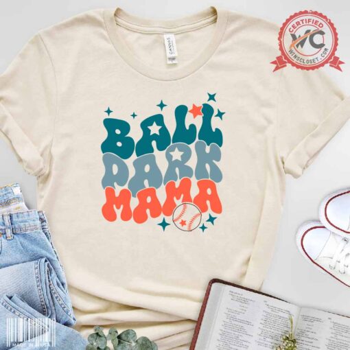 Retro ballpark mama shirt, ballpark mama shirt, baseball mom shirt, softball mom shirt