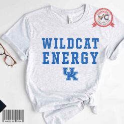 Wildcat Energy shirt, Kentucky wildcat shirt, Wildcats mascot, Team spirit shirt