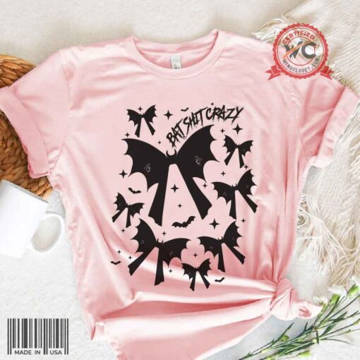 Halloween Bat shit crazy shirt, adult Halloween shirt, funny Halloween shirt