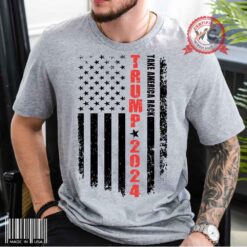 Trump flag 2024 distressed shirt
